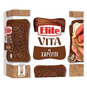 ELITE φρυγανιές Vita με χαρούπι 250g