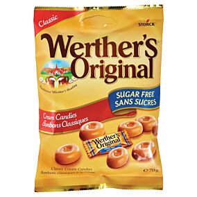 Καραμέλες WERTHER'S Original βουτύρου χωρίς ζάχαρη 70g