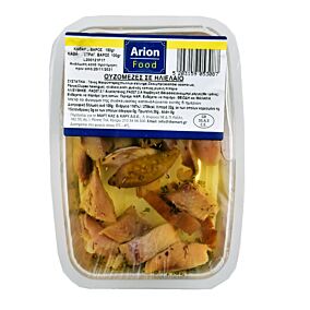 Ουζομεζές ARION FOOD καπνιστή ποικιλία (150g) (στραγγισμένο βάρος 100g)