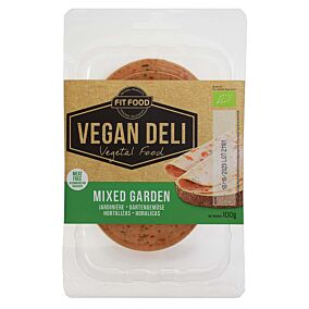 FIT FOOD φυτικό προϊόν Vegan Mixed Garden βιολογικό σε φέτες 100g