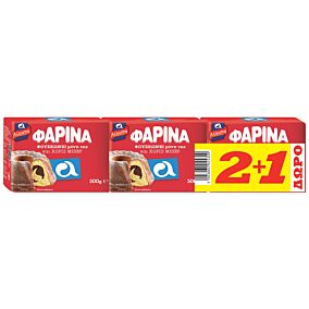 ΑΛΛΑΤΙΝΗ φαρίνα 3x500g 2+1 ΔΩΡΟ