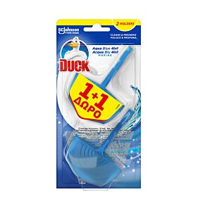 DUCK καθαριστικό WC Block Aqua Blue 1+1 ΔΩΡΟ 