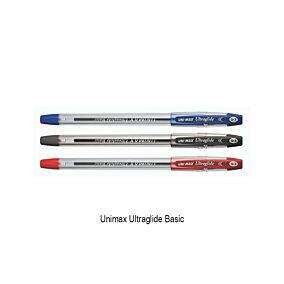 UNIMAX στυλό Ultraglide RT Gel Basic μαύρο 0,7mm 12τεμ.