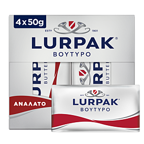 LURPAK βούτυρο ανάλατο Mini Blocks 4x50g