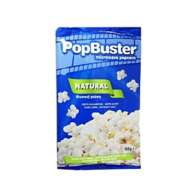 Ποπ κορν POPBUSTER Natural για μικροκύματα (80g)