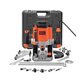 Ρούτερ BLACK&DECKER KW1200EKA με 11 εξαρτήματα