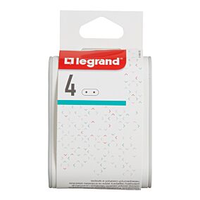 LEGRAND φις πολύπριζο πρίζας 2x2 θέσεων λευκό