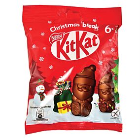 KIT KAT σοκολατάκια Santa σακουλάκι 6x11g