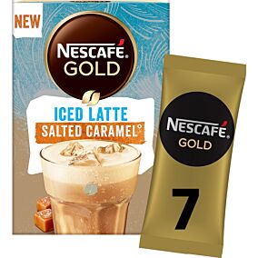 NESCAFÉ καφές Gold Iced Caramel Latte 7x14,5g