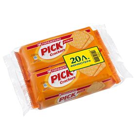 ΠΑΠΑΔΟΠΟΥΛΟΥ Pick Crackers Bacon 2x100g ( -0.2€ )