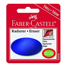 FABER-CASTELL γόμα Kosmo μικρή, κόκκινο/μπλε