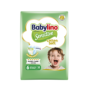 BABYLINO πάνες Sensitive Nο6 13-18kg 14τεμ. 