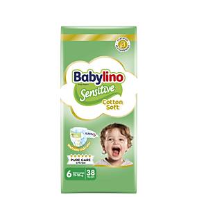 BABYLINO πάνες Sensitive Nο6 13-18kg Value Pack 38τεμ.  