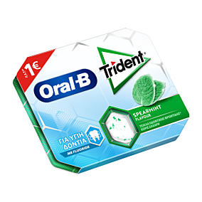 TRIDENT Oral B τσίχλες δυόσμος 17g