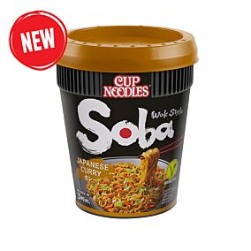 NISSIN Soba Cup νούντλς με γεύση Ιαπωνικό κάρυ 90g