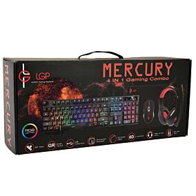 LAMTECH Gaming Combo σετ Mercury 4 σε 1 RGB