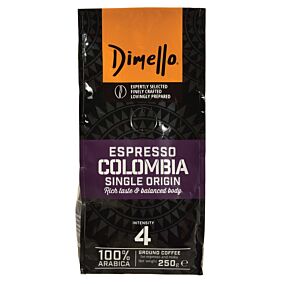 DIMELLO καφές μηχανής Espresso Colombia αλεσμένος 250g