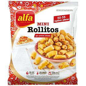 ALFA πιτάκια Mini Rollitos με γεύση Pizza 750g