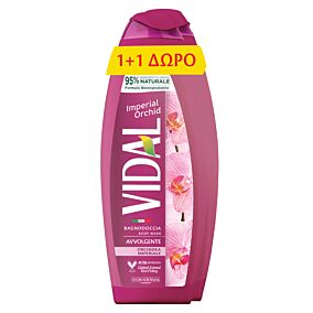 VIDAL αφρόλουτρο Imperial Orchid 2x750ml 1+1 ΔΩΡΟ