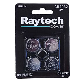 RAYTECH Power μπαταρίες λιθίου 4xCR2032