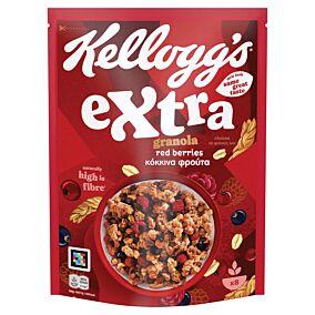 KELLOGG'S δημητριακά Extra με κόκκινα φρούτα 400g