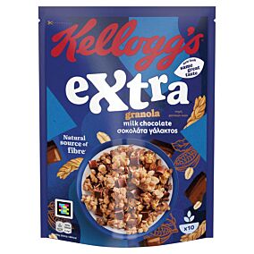 KELLOGG'S δημητριακά Extra με σοκολάτα γάλακτος 450g