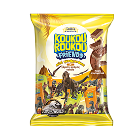 KOUKOUROUKOU γκοφρετάκια Mini Jurassic World 120g