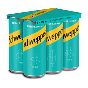 SCHWEPPES αναψυκτικό Bitter Lemon 6x330ml