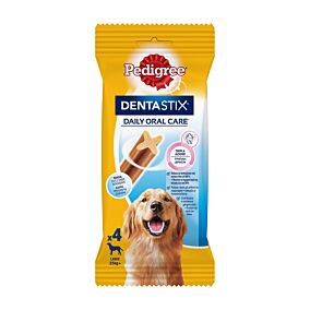 PEDIGREE σνάκ για σκύλους μεγάλου μεγέθους Dentastix 4x154g