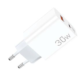 LAMTECH φορτιστής Fast-Charge 5A/30W με 2 θύρες USB-A/C