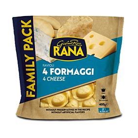 RANA ζυμαρικά Ravioli με 4 τυριά 400g