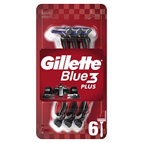 GILLETTE ξυραφάκια Blue3 Plus Red 6τεμ.