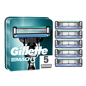 GILLETTE Mach3 ανταλλακτικά ξυραφάκια 5τεμ.