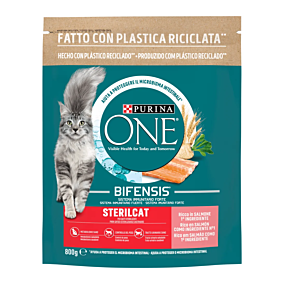 PURINA ξηρά τροφή γάτας Sterilcat με σολομό & σιτάρι 800g