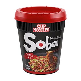 NISSIN Soba νούντλς Cup με γεύση τσίλι 92g