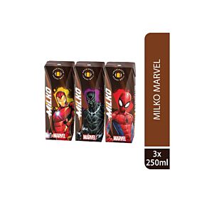 MILKO γάλα σοκολατούχο Marvel™ 3x250ml