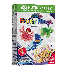 NUTRI VALLEY δημητριακά Pj Masks Fruity Rings 375g