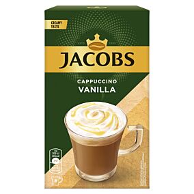 JACOBS καφές στιγμιαίος Cappuccino βανίλια 8x12g