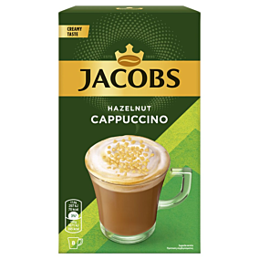 JACOBS καφές στιγμιαίος Cappuccino φουντούκι 8x17,8g