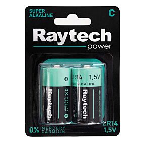 RAYTECH μπαταρίες Power τύπου C 2τεμ.