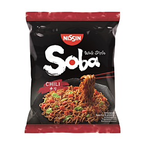 NISSIN νούντλς Soba τσίλι 111g