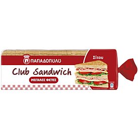 ΠΑΠΑΔΟΠΟΥΛΟΥ ψωμί τοστ Club Sandwich σίτου 950g