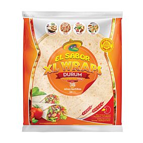 EL SABOR τορτίγιες Big Wraps Durum 18x30cm