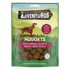 PURINA σνακ σκύλου Adventuros Nuggets με αγριόχοιρο 90g