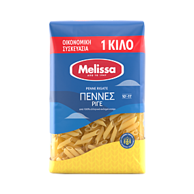 MELISSA ζυμαρικά πέννες ριγέ 1kg