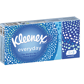 KLEENEX χαρτομάντηλα τσέπης Everyday 8τεμ.