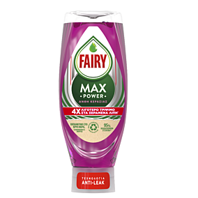 FAIRY υγρό πιάτων Max Power άνθη κερασιάς 660ml