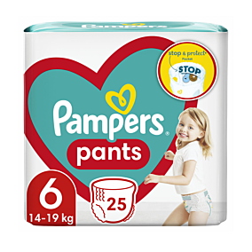 PAMPERS πάνες κλειστές Nο.6 Value Pack 25τεμ.