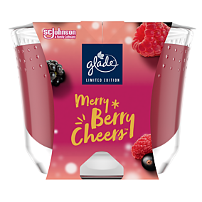 GLADE αρωματικό κερί Merry Berry Cheers