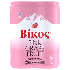 ΒΙΚΟΣ αναψυκτικό Pink Grapefruit 4x330ml